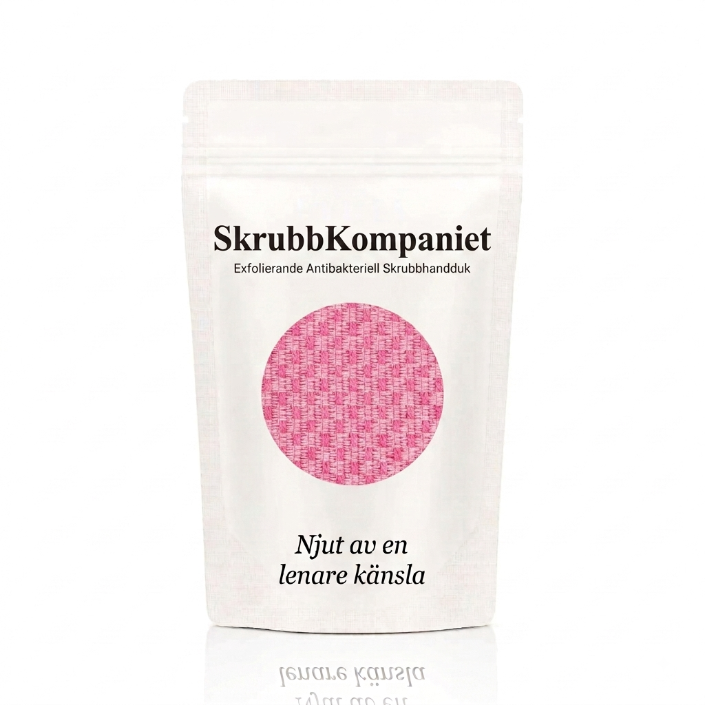 Antibakteriell skrubbhandduk