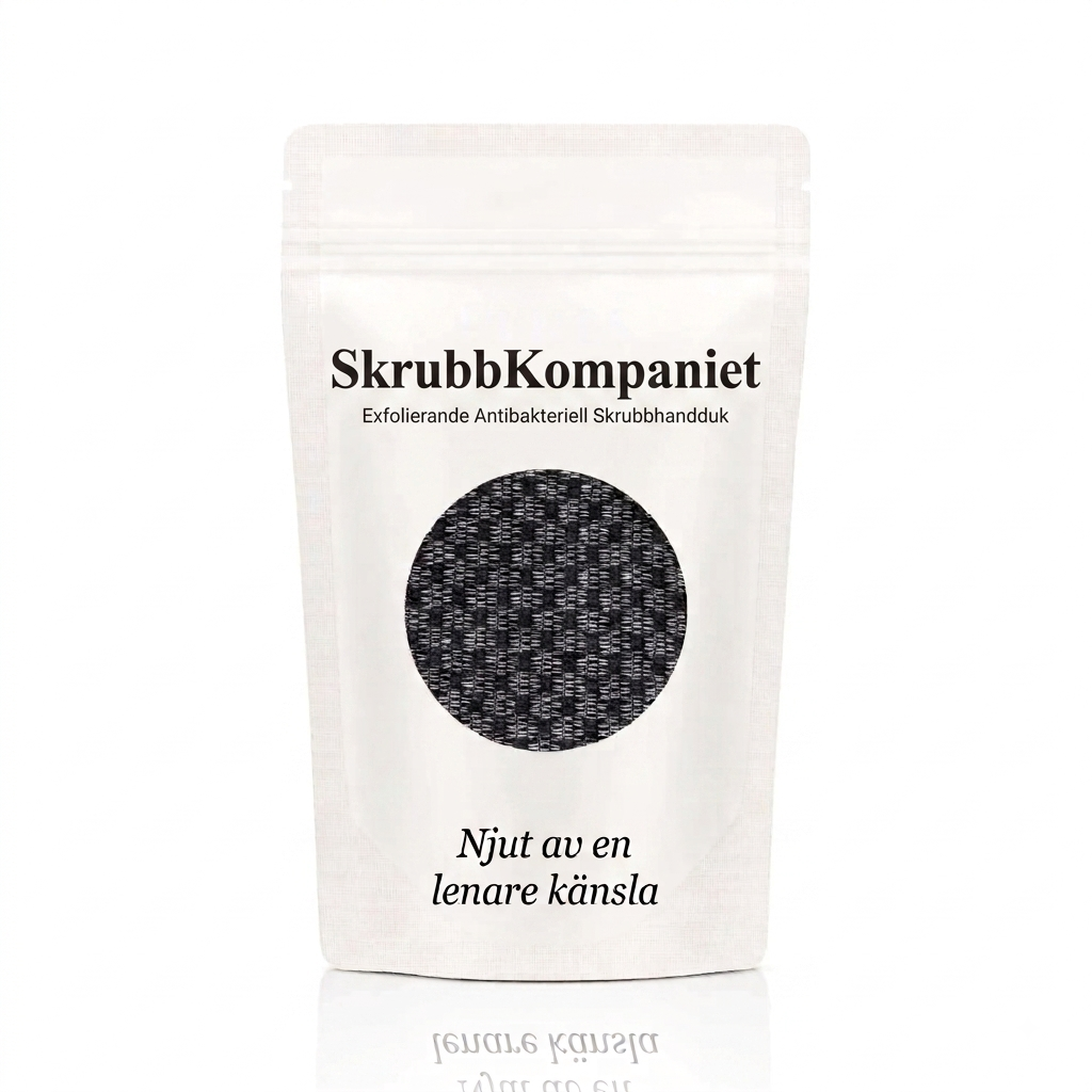 Antibakteriell skrubbhandduk